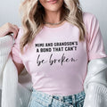 Mimi and Grandson’s a Bond That Can’t Be Broken T-Shirt