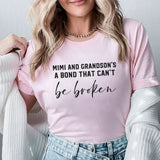 Mimi and Grandson’s a Bond That Can’t Be Broken T-Shirt